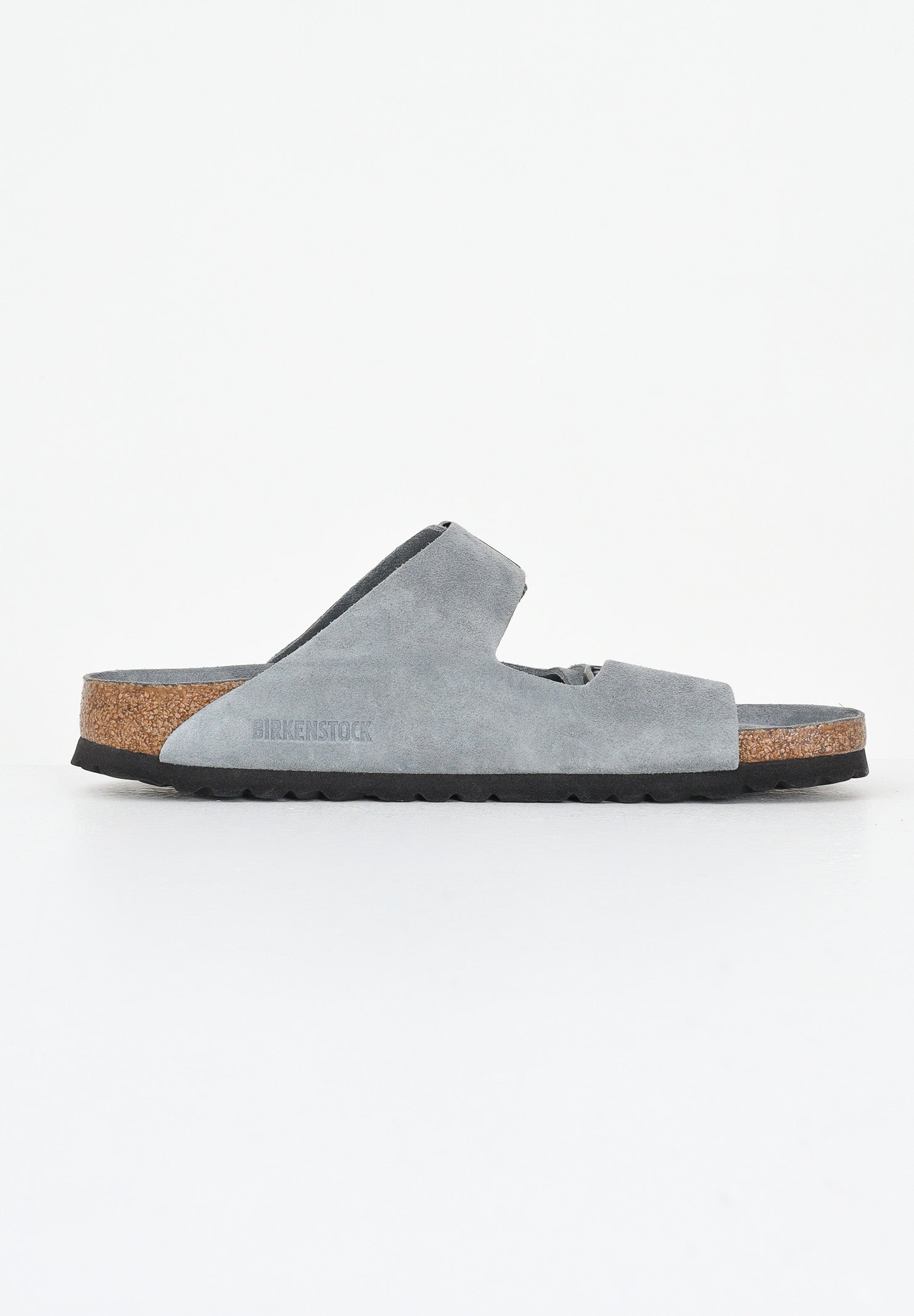 BIRKENSTOCK Ciabatte Arizona Suede grigio ardesia da uomo 1030912 . BIRKENSTOCK 