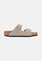 BIRKENSTOCK Ciabatte Arizona Rivet Border beige da bambina 1031708J . BIRKENSTOCK 