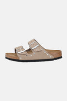 BIRKENSTOCK Ciabatte Arizona Rivet Border beige da donna 1031708 . BIRKENSTOCK 