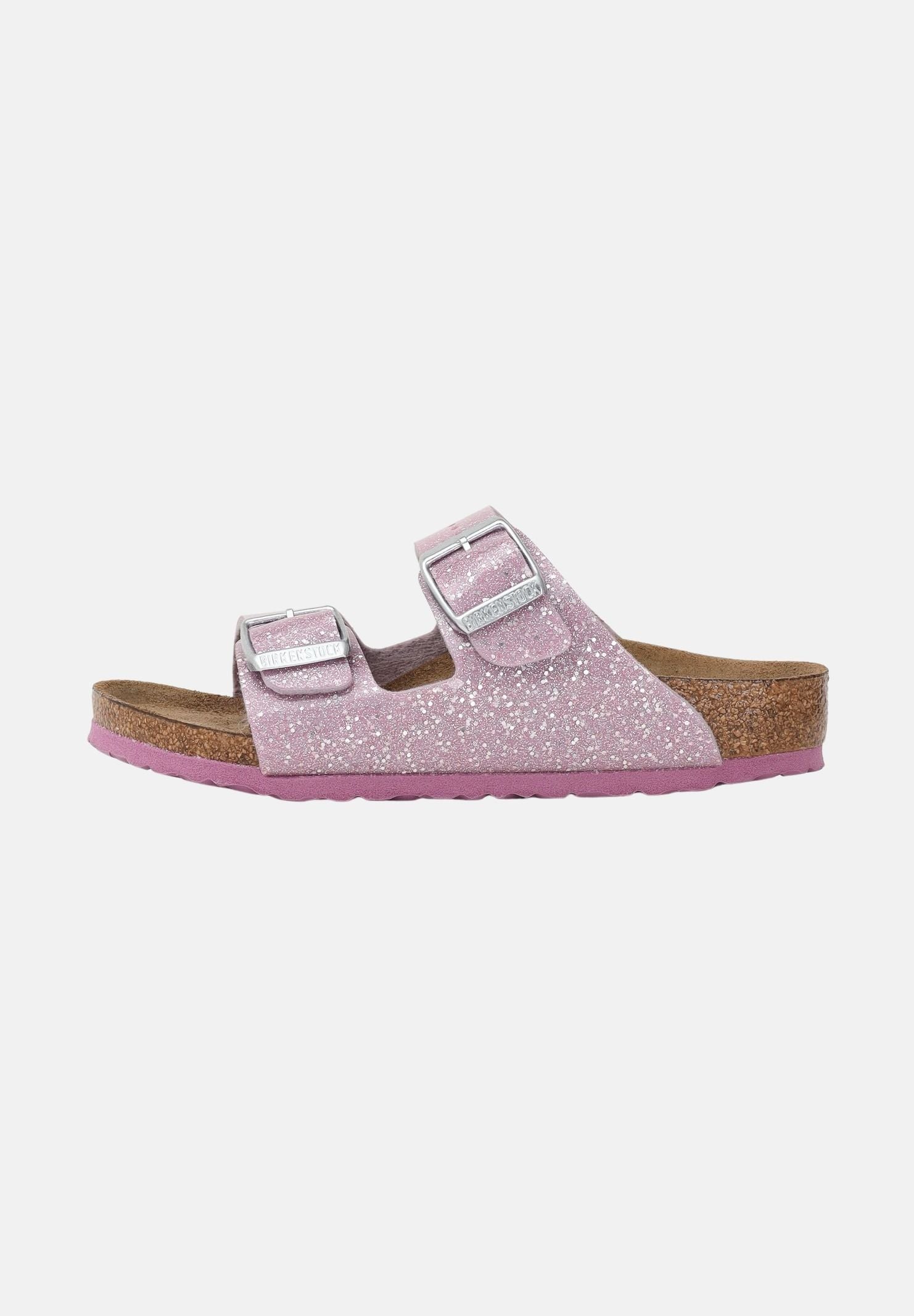 BIRKENSTOCK Ciabatte Arizona rosa da bambina con strass 1031766 . BIRKENSTOCK 