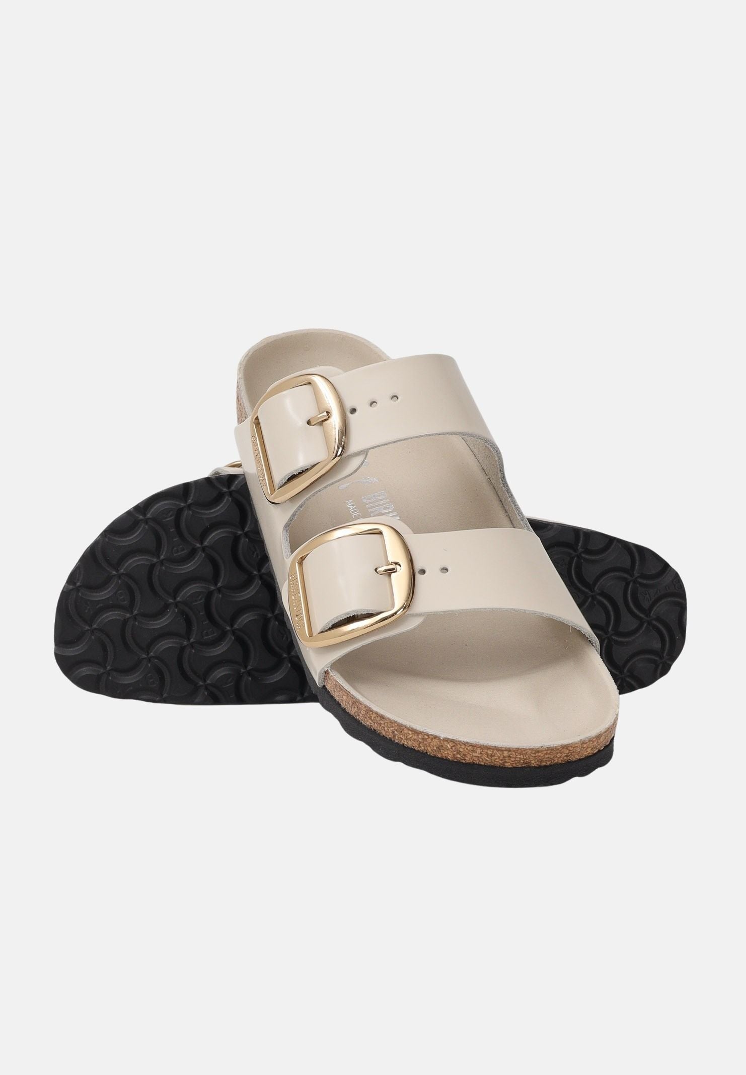 BIRKENSTOCK Caiabatte Arizona Big Buckle panna da donna 1031873 . BIRKENSTOCK 