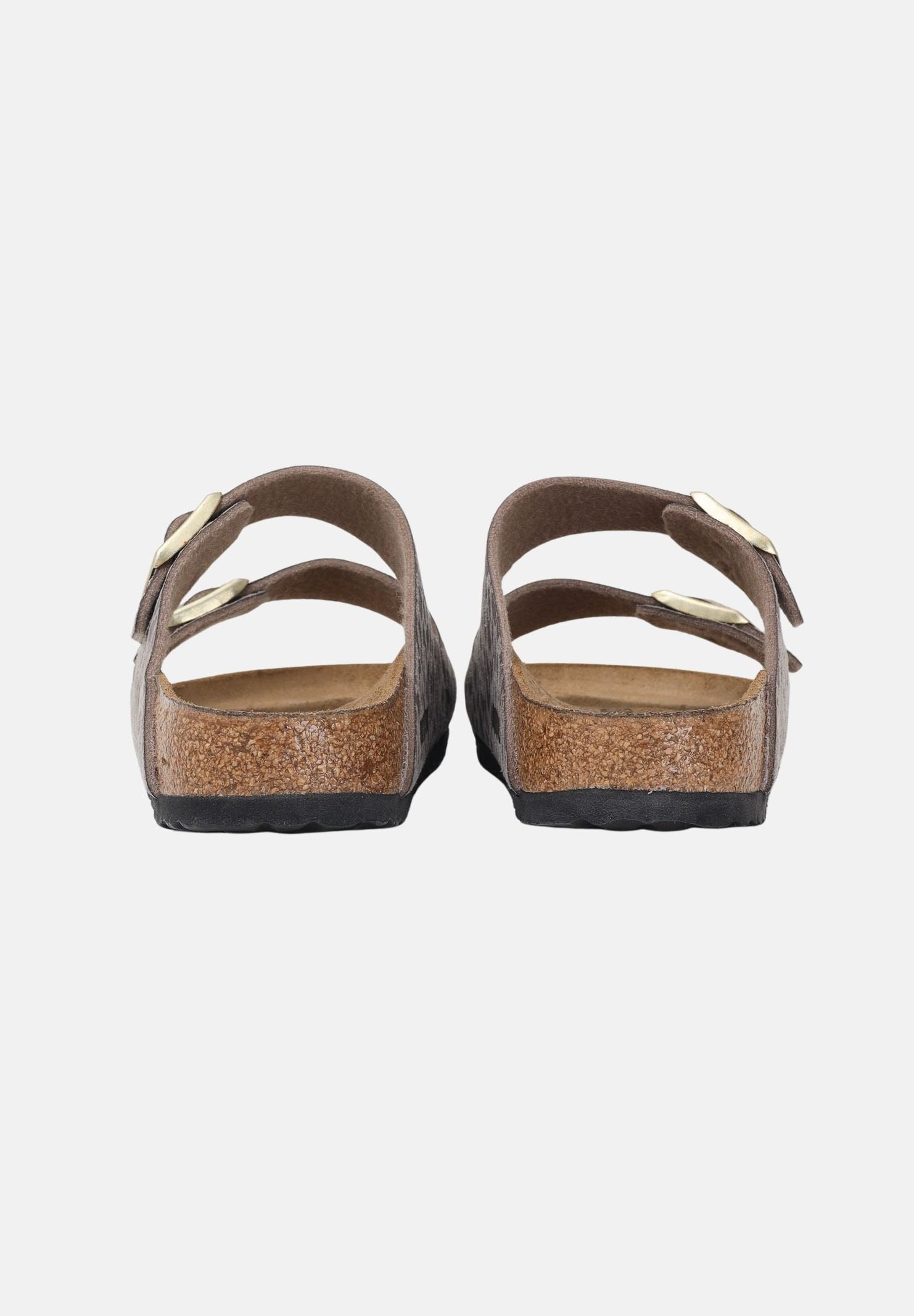 BIRKENSTOCK Ciabatte Arizona grigie da donna con stampa leo 1031941 . BIRKENSTOCK 