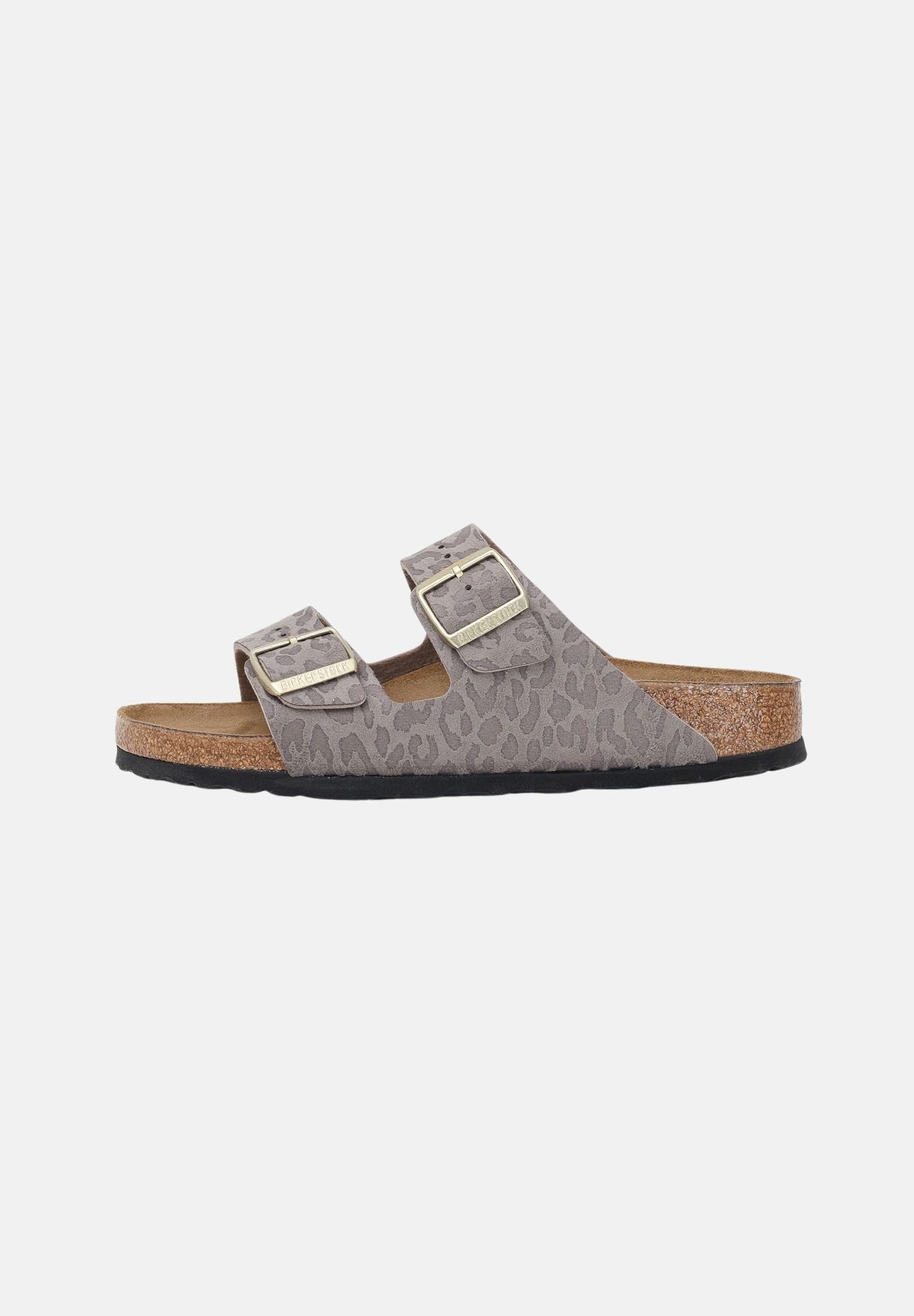 BIRKENSTOCK Ciabatte Arizona grigie da donna con stampa leo 1031941 . BIRKENSTOCK 