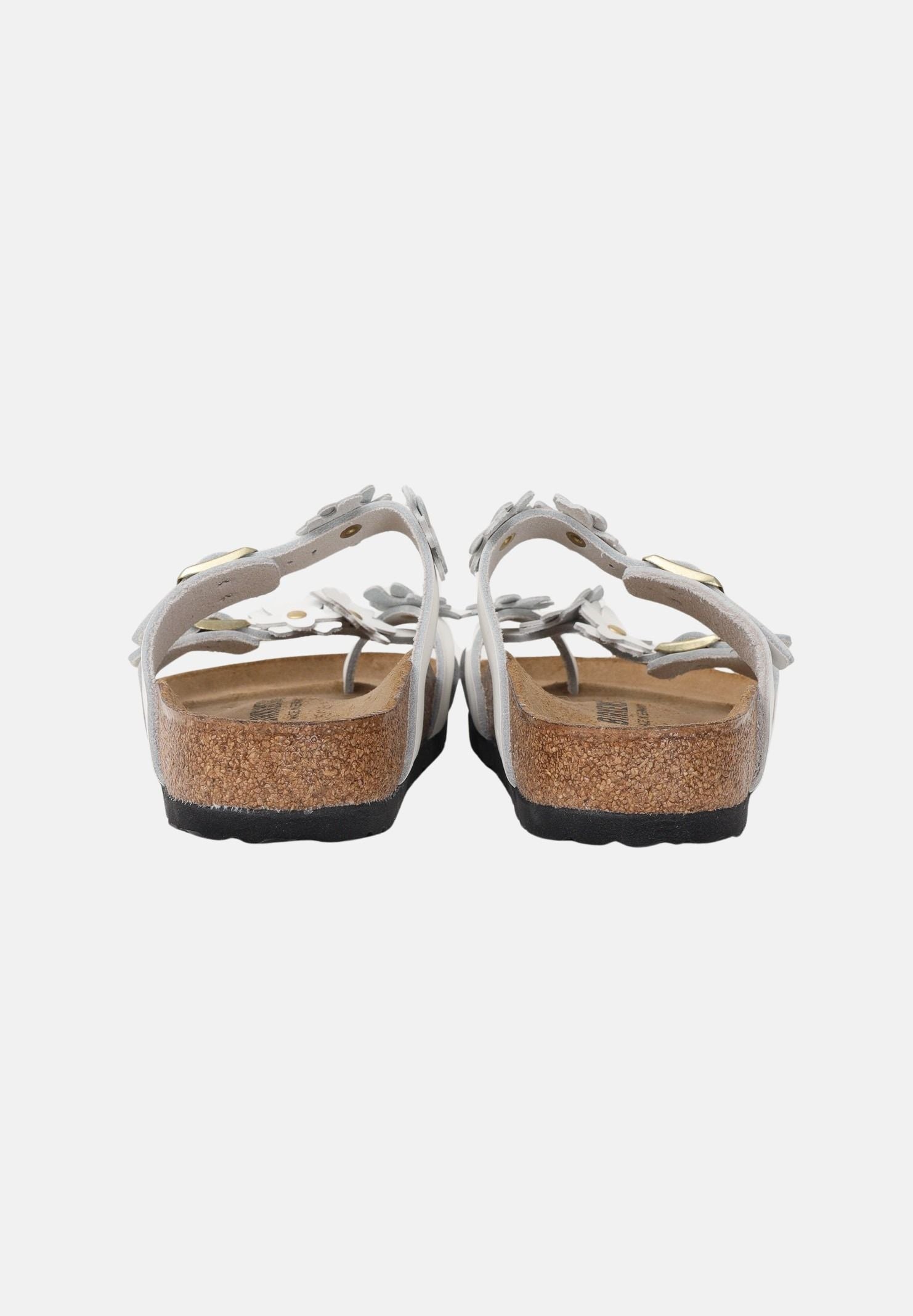BIRKENSTOCK Infradito Mayari Flower Embellishment bianco da donna 1032043 . BIRKENSTOCK 