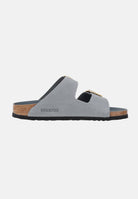 BIRKENSTOCK Ciabatte Arizona Big Buckle grigie da donna 1032071 . BIRKENSTOCK 