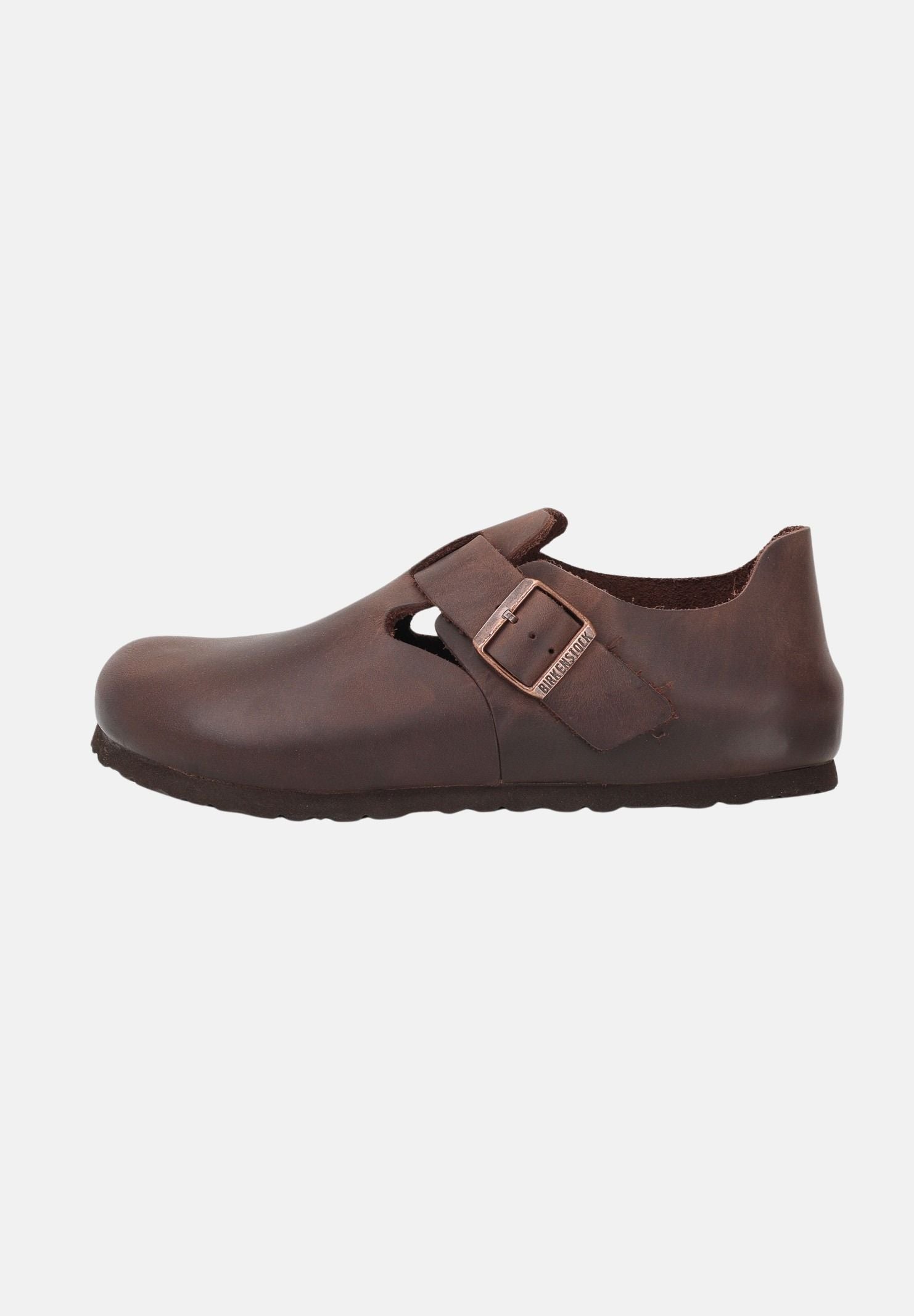 BIRKENSTOCK Mocassini London marroni da uomo 166533 . BIRKENSTOCK 