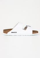 BIRKENSTOCK Ciabatte Arizona Birko-Flor bianche da uomo e donna 552683 . BIRKENSTOCK 