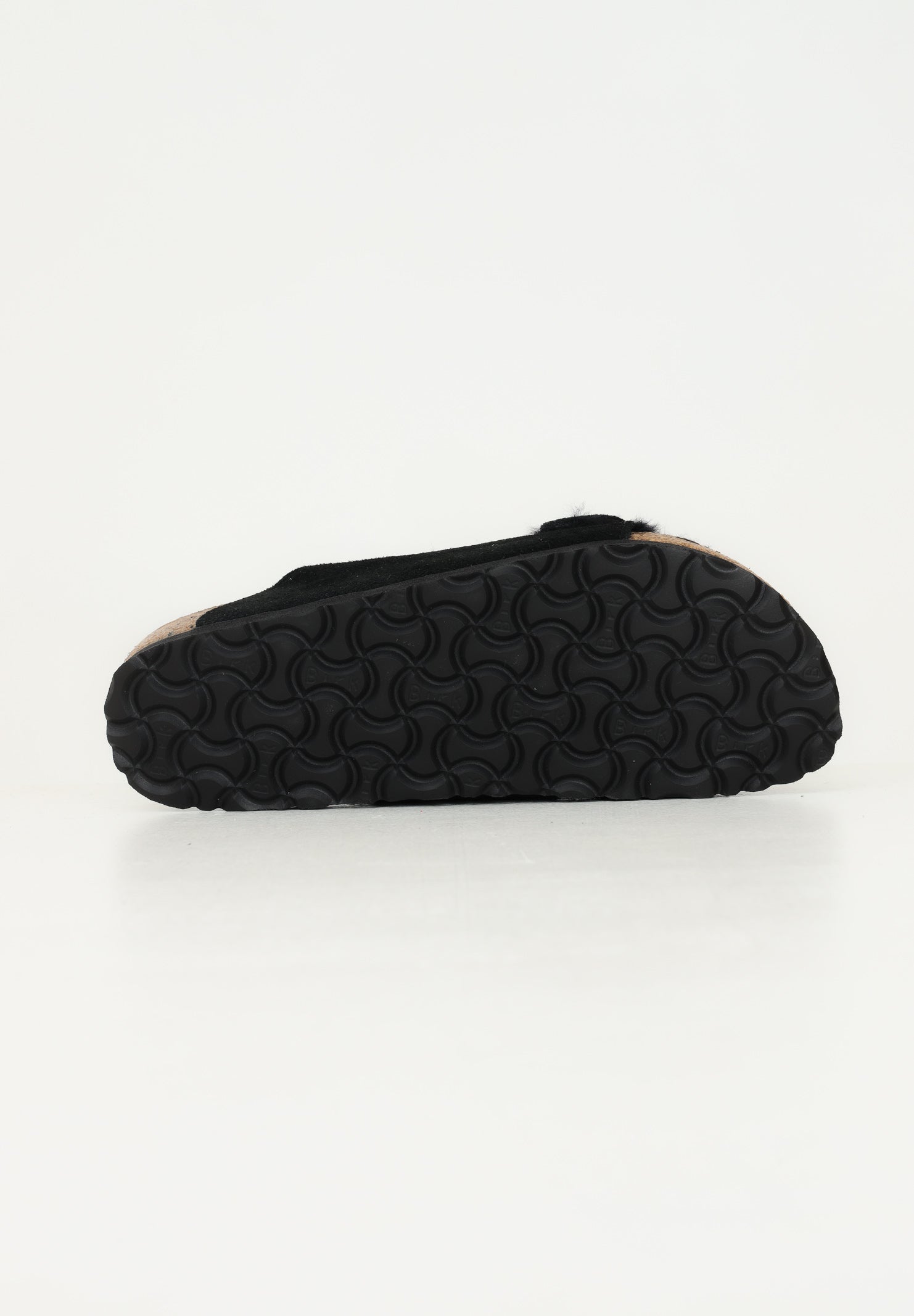 BIRKENSTOCK Ciabatte Arizona Shearling nere per uomo e donna 752663 . BIRKENSTOCK 