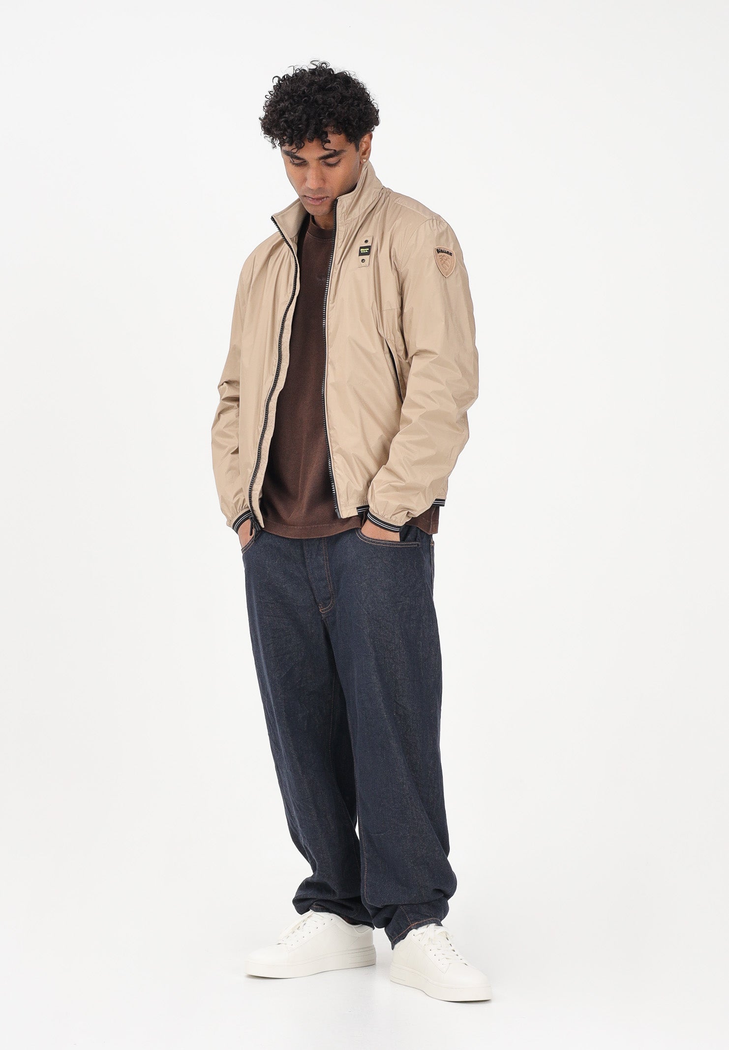 BLAUER Giacca a vento KERWIN beige da uomo 26SBLUC01106-007101 327 BLAUER 