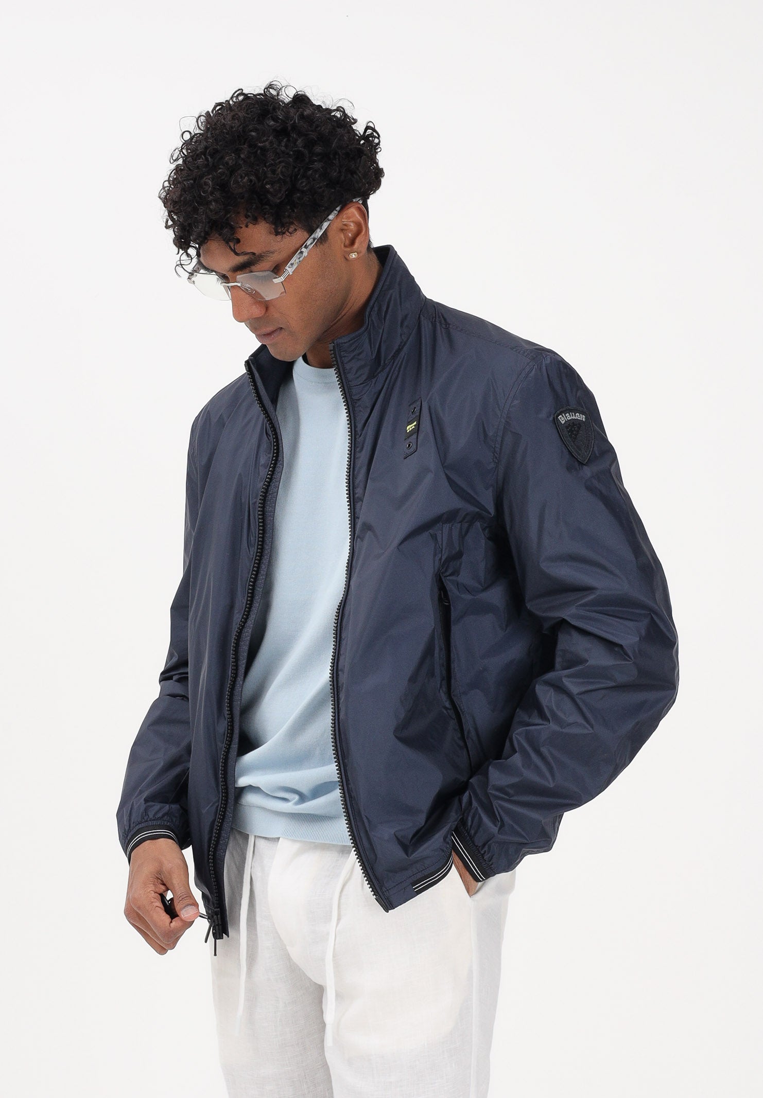 BLAUER Giacca a vento KERWIN blu da uomo 26SBLUC01106-007101 888 BLAUER 