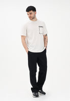BLAUER T-shirt a manica corta panna da uomo con stampa grafica 26SBLUH02069-007439 102 BLAUER 
