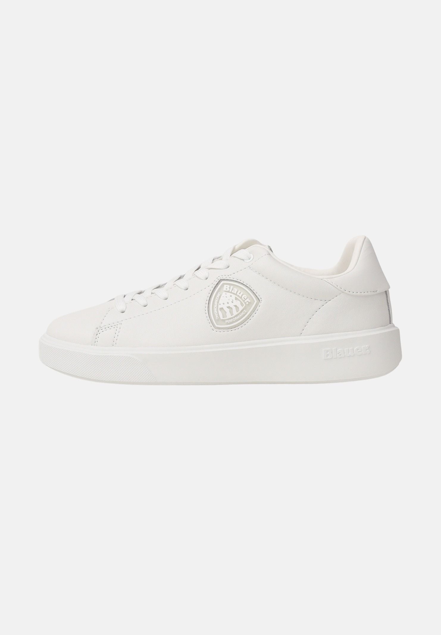BLAUER Sneakers bianche da uomo con logo S6BUCK07-LEA WH BLAUER 