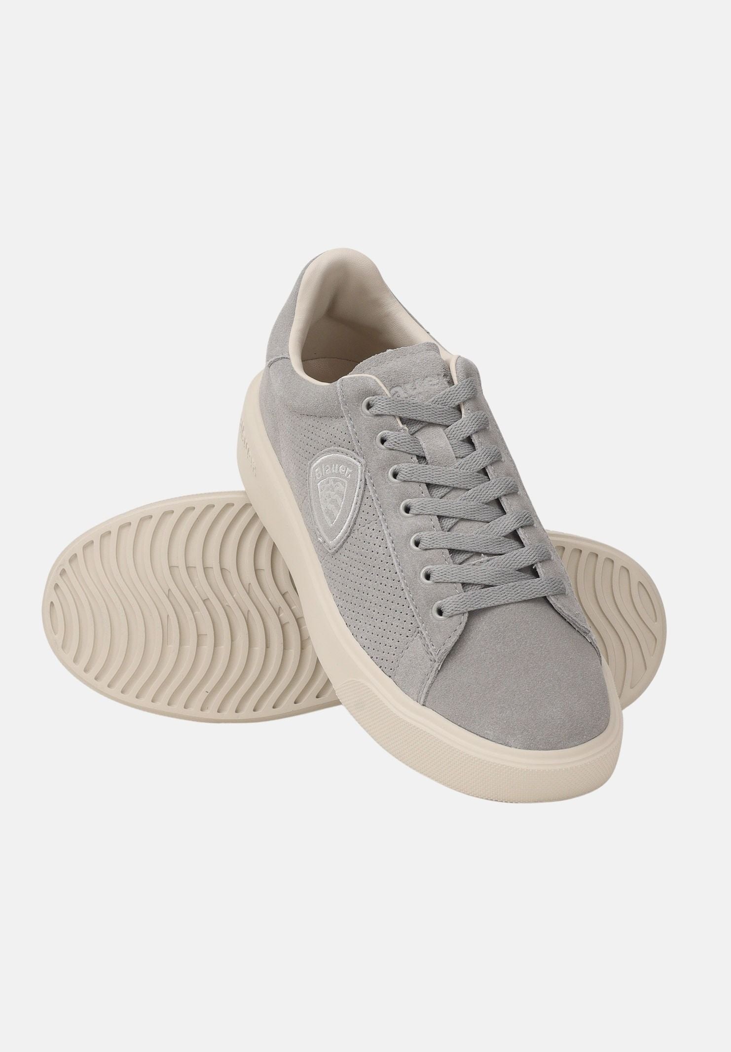 BLAUER Sneakers grigie da uomo con logo S6BUCK12-SUP GR BLAUER 