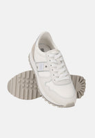 BLAUER Sneakers bianche e argento da donna con logo S6MILLEN03-NYM WHSI BLAUER 