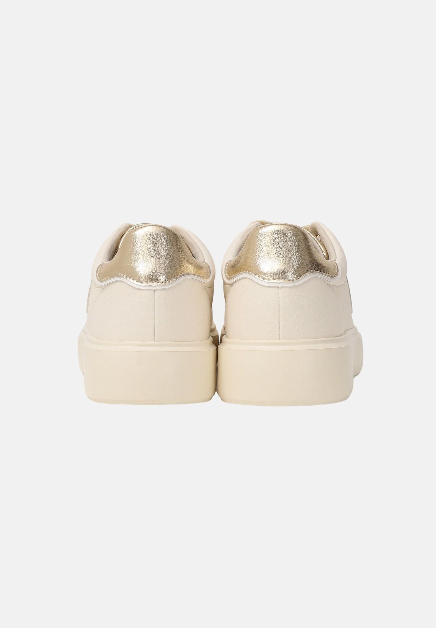 BLAUER Sneakers panna e oro da donna con logo S6VENUS01-LEM CRPL BLAUER 