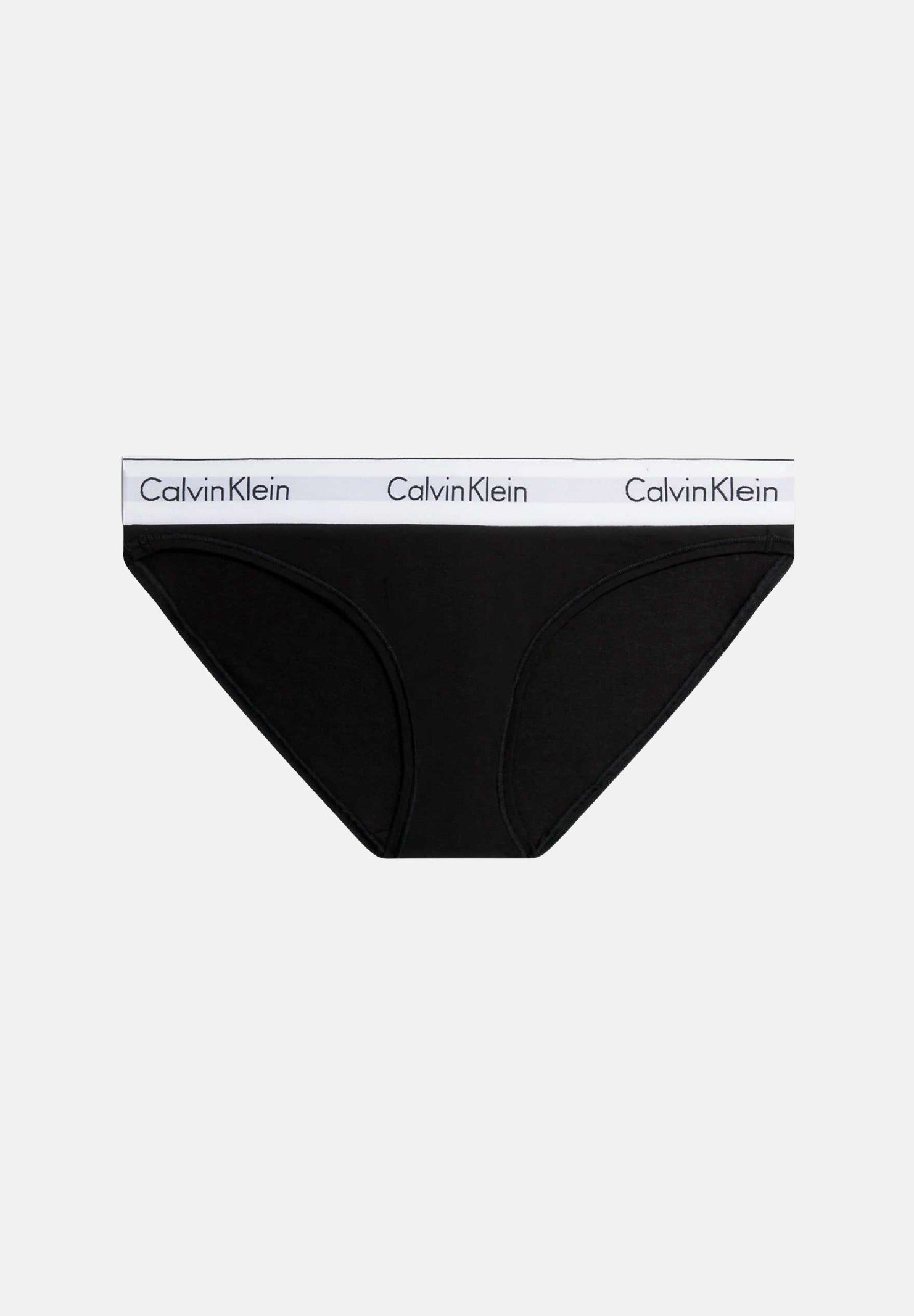 CALVIN KLEIN Slip nero da donna con fascia elastica logata 0000F3787E 001 CALVIN KLEIN 
