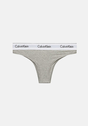 CALVIN KLEIN Slip grigio da donna con elastico logato 000QF5981E P7A CALVIN KLEIN 
