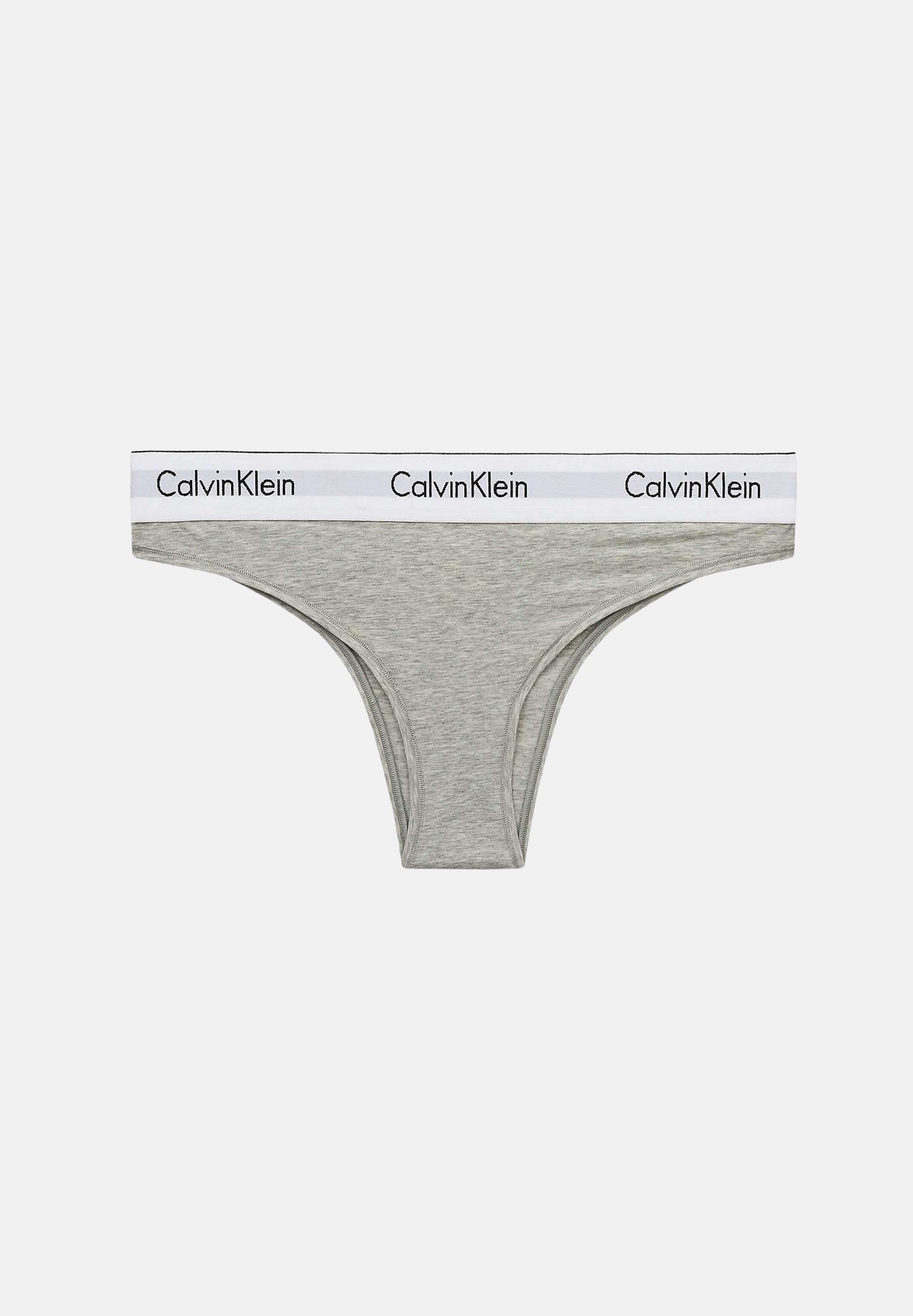 CALVIN KLEIN Slip grigio da donna con elastico logato 000QF5981E P7A CALVIN KLEIN 