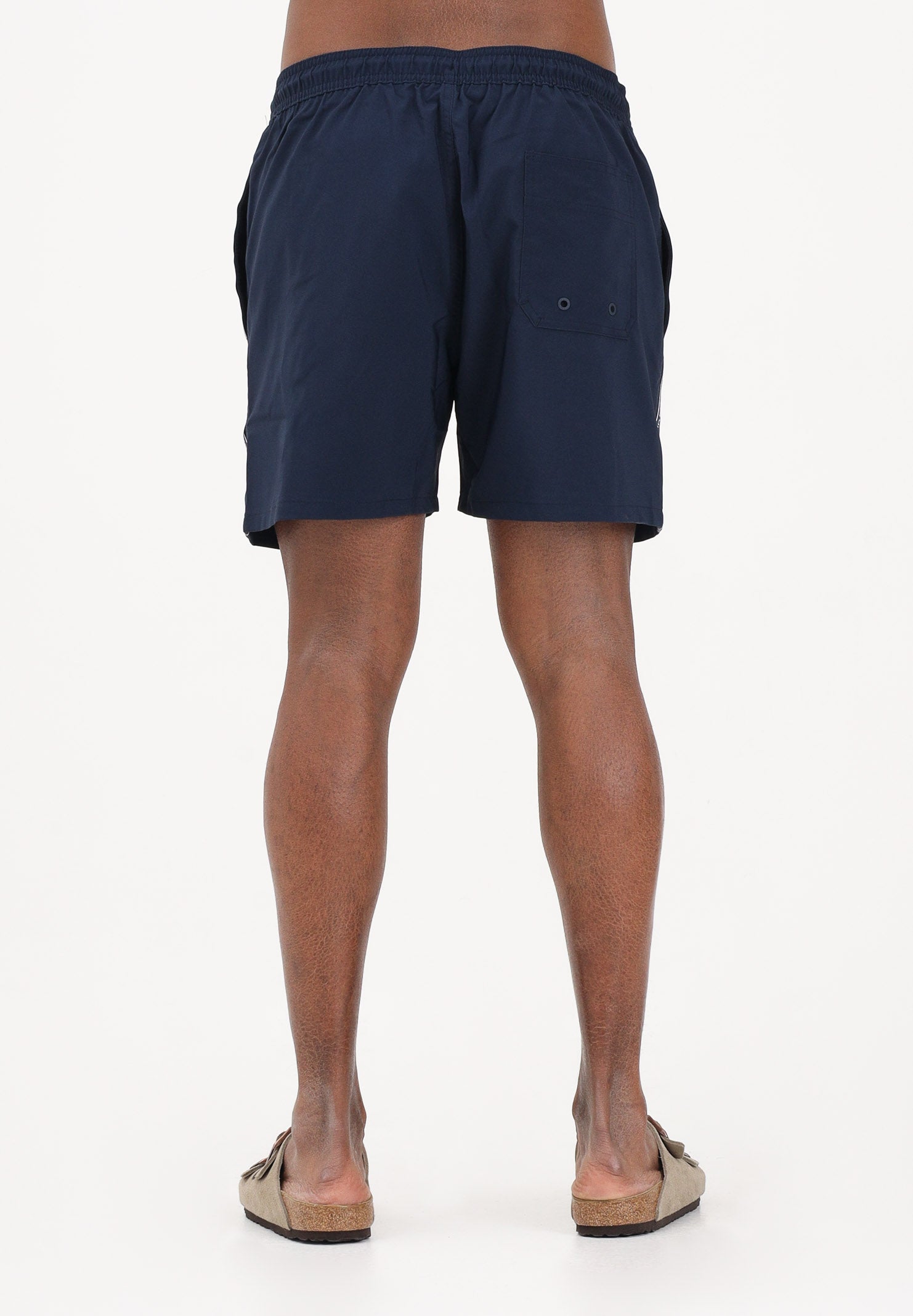 CALVIN KLEIN Shorts mare blu da uomo arricchito da banda laterale con logo LV00N61002 0PP CALVIN KLEIN 