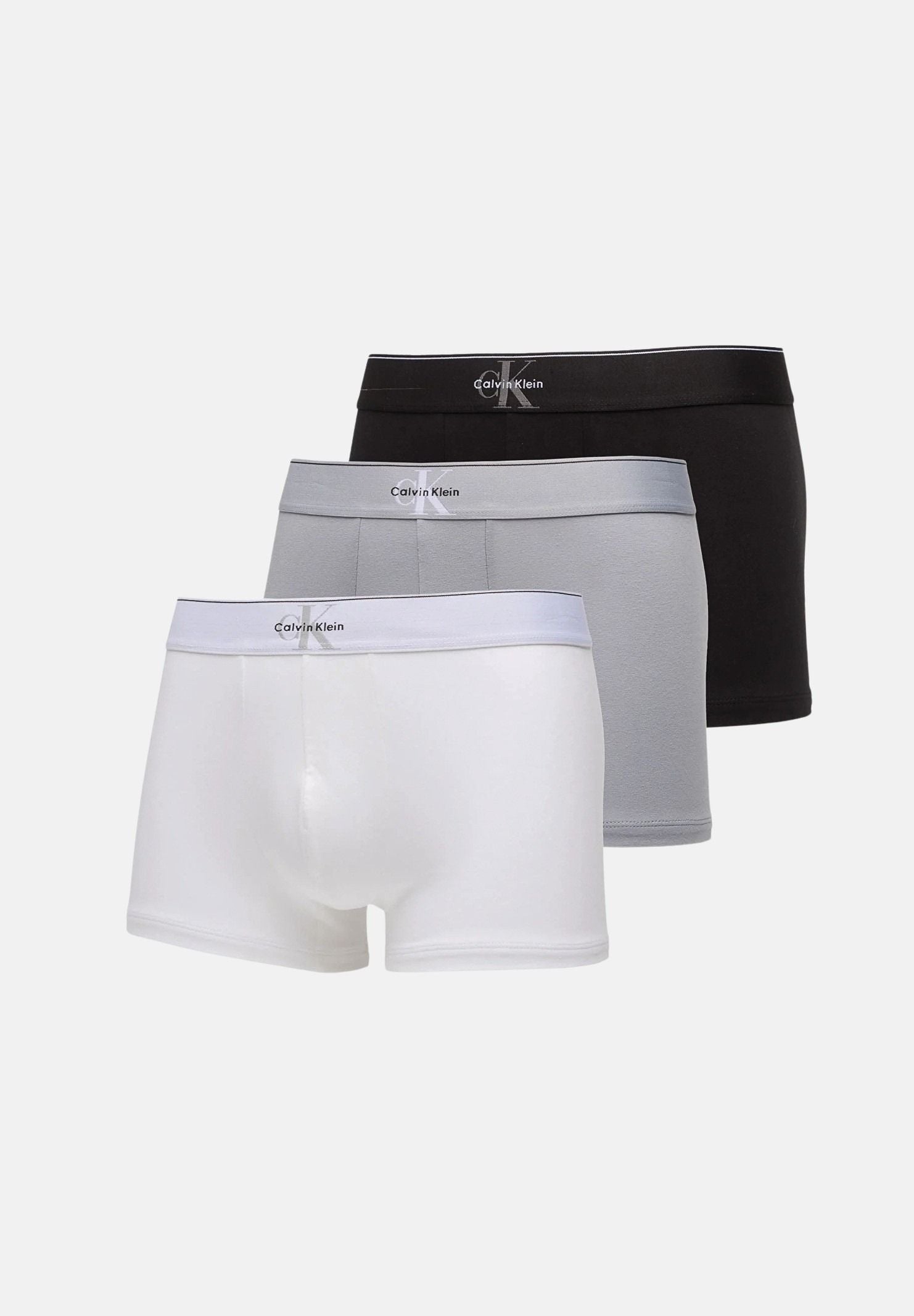 CALVIN KLEIN Boxer (3pz) grigio, nero e bianco da uomo LV00NB4472 4RV CALVIN KLEIN 
