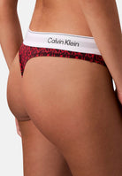 CALVIN KLEIN Perizoma rosso da donna con logo all over LV00QF8518 ZIJ CALVIN KLEIN 