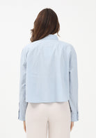 CALVIN KLEIN JEANS Camicia a manica lunga azzurra da donna LV047C141G24Q . CALVIN KLEIN JEANS 