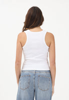 CALVIN KLEIN JEANS Canotta bianca da donna con logo LV047C201GYAA . CALVIN KLEIN JEANS 