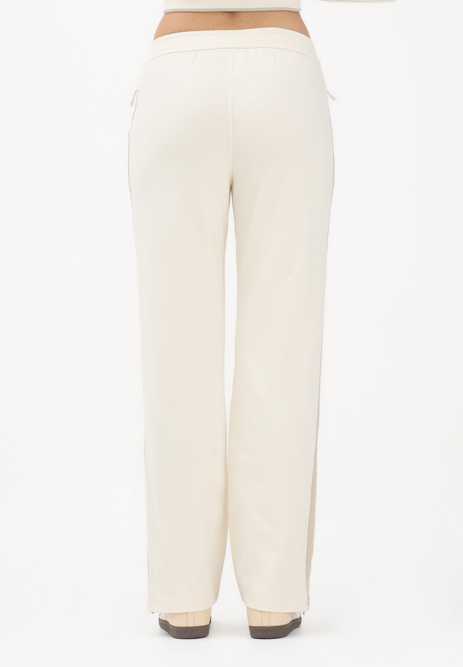 CALVIN KLEIN JEANS Pantalone sportivo beige da donna con logo LV047E225GYAC . CALVIN KLEIN JEANS 