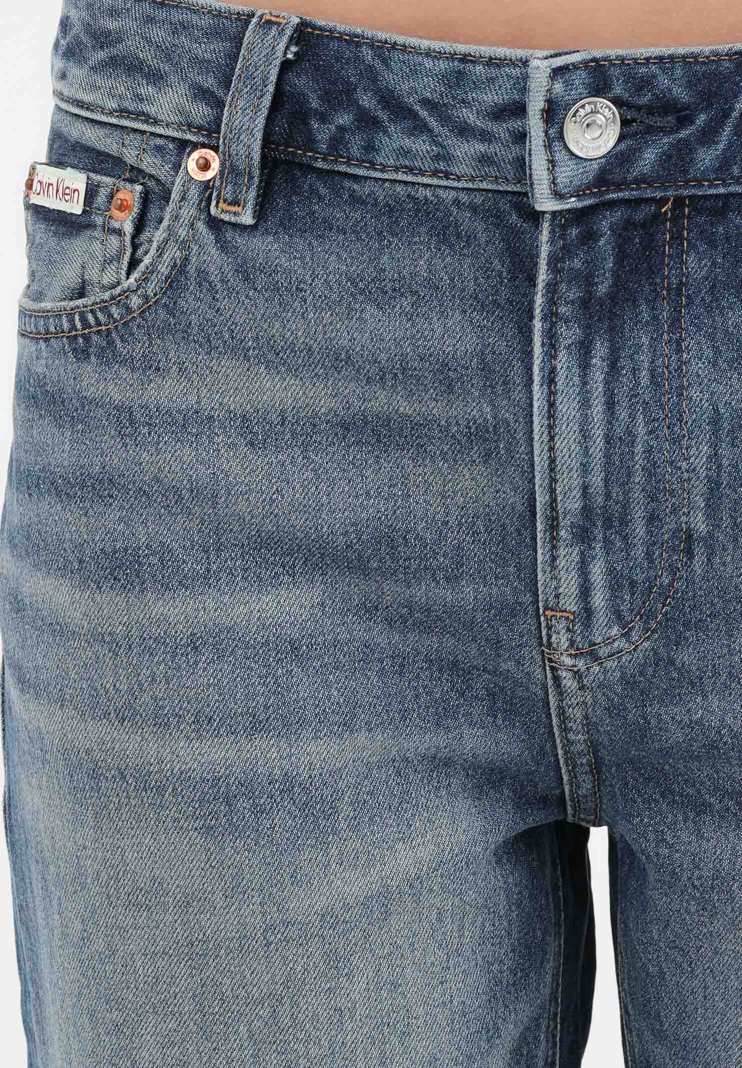 CALVIN KLEIN JEANS Jeans 90's in denim medio da donna LV047E704G3NL . CALVIN KLEIN JEANS 