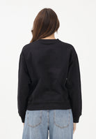 CALVIN KLEIN JEANS Felpa girocollo nera da donna con logo LV047E828GUB1 . CALVIN KLEIN JEANS 