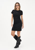 CALVIN KLEIN JEANS Abito corto nero da donna con logo LV047F241G UB1 CALVIN KLEIN JEANS 