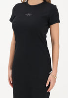 CALVIN KLEIN JEANS Abito corto nero da donna con logo LV047F241G UB1 CALVIN KLEIN JEANS 
