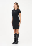 CALVIN KLEIN JEANS Abito corto nero da donna con logo LV047F241G UB1 CALVIN KLEIN JEANS 