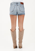 CALVIN KLEIN JEANS Shorts in denim chiaro da donna LV047F770G 21E CALVIN KLEIN JEANS 