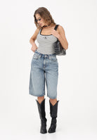 CALVIN KLEIN JEANS Bermuda in denim medio da donna LV047F771G SLN CALVIN KLEIN JEANS 