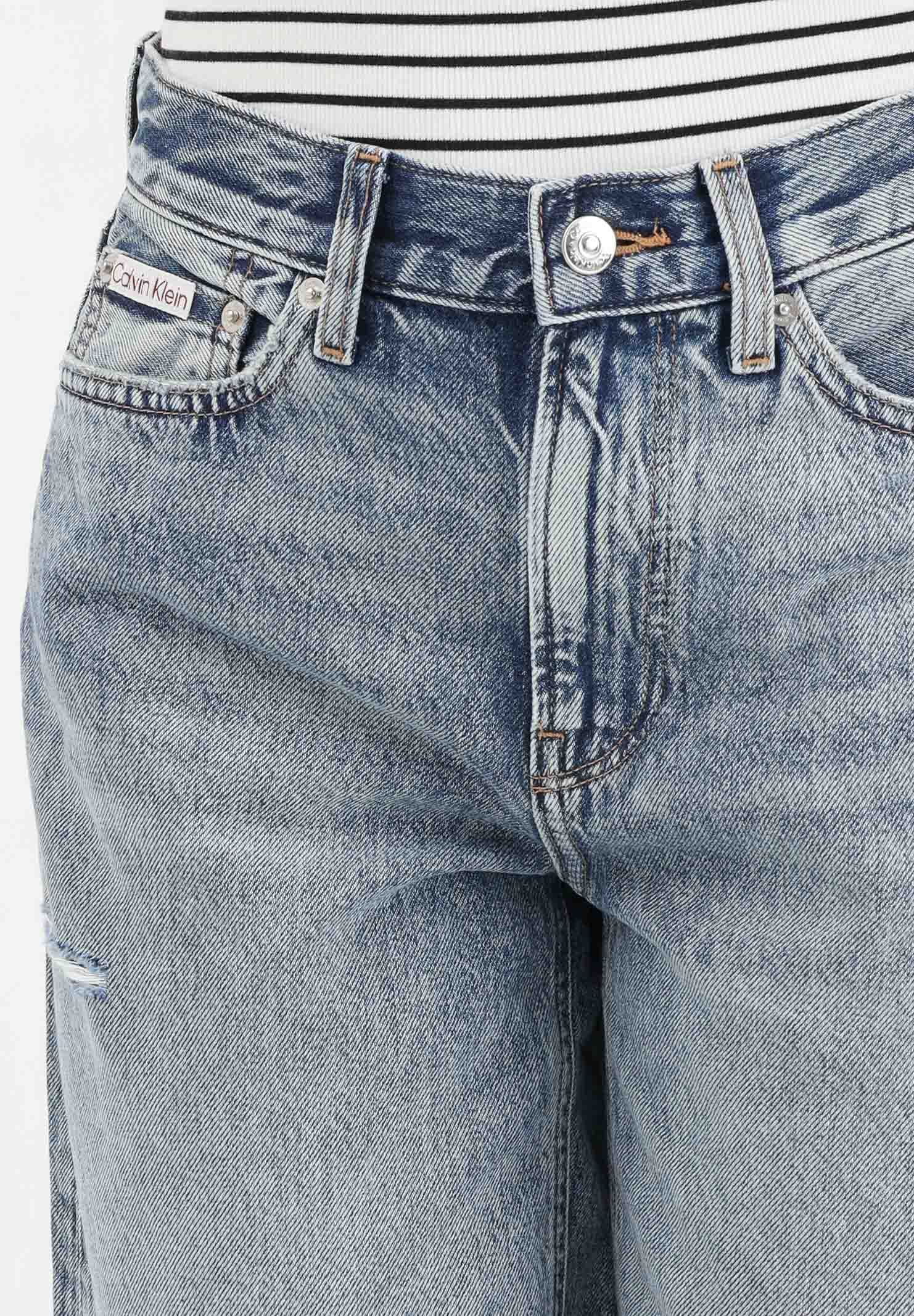 CALVIN KLEIN JEANS Bermuda in denim medio da donna LV047F771G SLN CALVIN KLEIN JEANS 