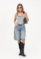 CALVIN KLEIN JEANS Bermuda in denim medio da donna LV047F771G SLN CALVIN KLEIN JEANS 
