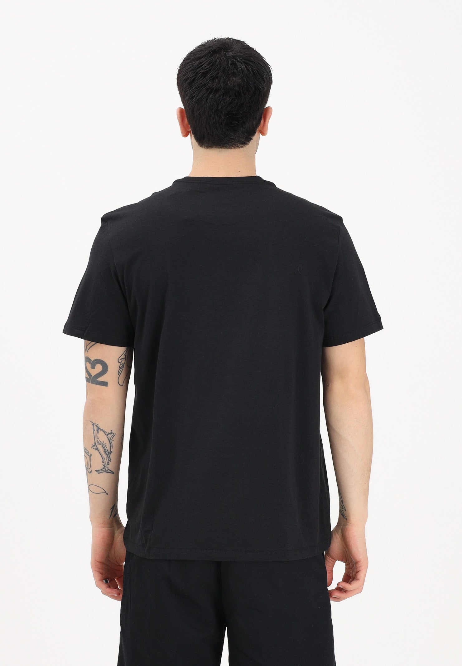 CALVIN KLEIN JEANS T-shirt a manica corta nera da uomo con logo LV04RB866G UB1 CALVIN KLEIN JEANS 