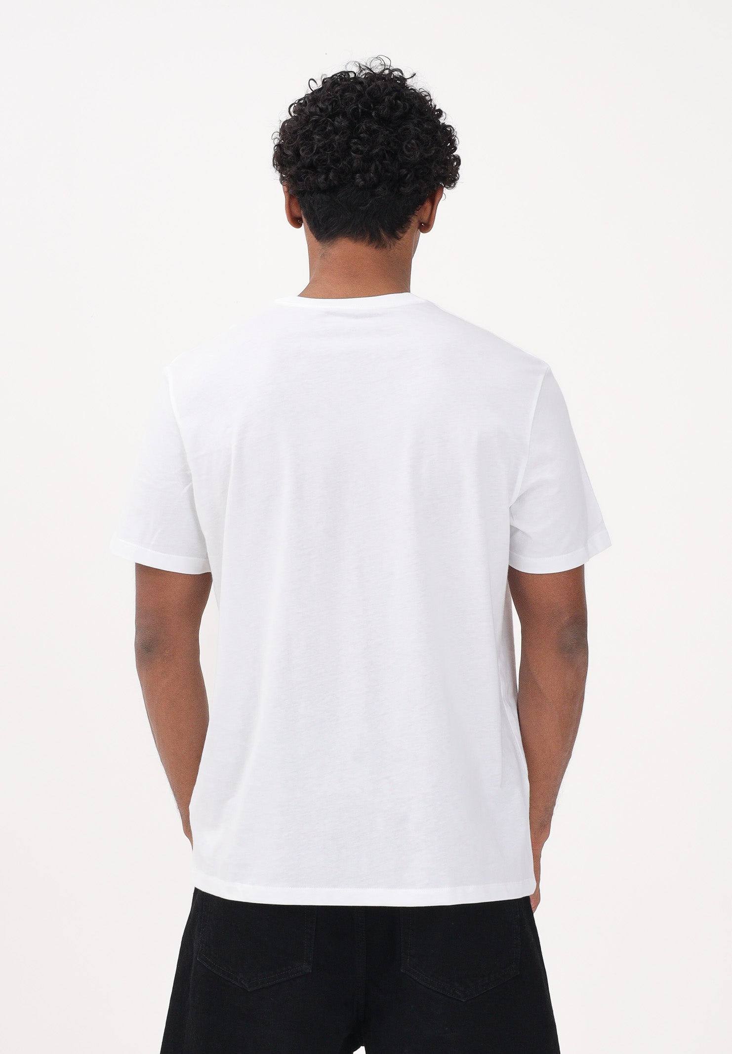 CALVIN KLEIN JEANS T-shirt a manica corta bianca da uomo con logo LV04RB866G YAF CALVIN KLEIN JEANS 