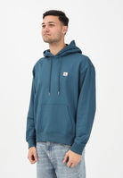 CALVIN KLEIN JEANS Felpa con cappuccio ottanio da uomo con logo LV04RC274G2ET . CALVIN KLEIN JEANS 