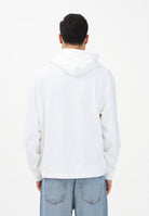 CALVIN KLEIN JEANS Felpa con cappuccio bianca da uomo con logo LV04RC274GYAF . CALVIN KLEIN JEANS 