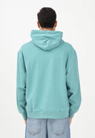 CALVIN KLEIN JEANS Felpa con cappuccio verde acqua da uomo con logo LV04RD243G2IR . CALVIN KLEIN JEANS 