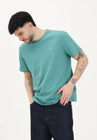 CALVIN KLEIN JEANS T-shirt a manica corta verde da uomo con logo LV04RD254G VFL CALVIN KLEIN JEANS 