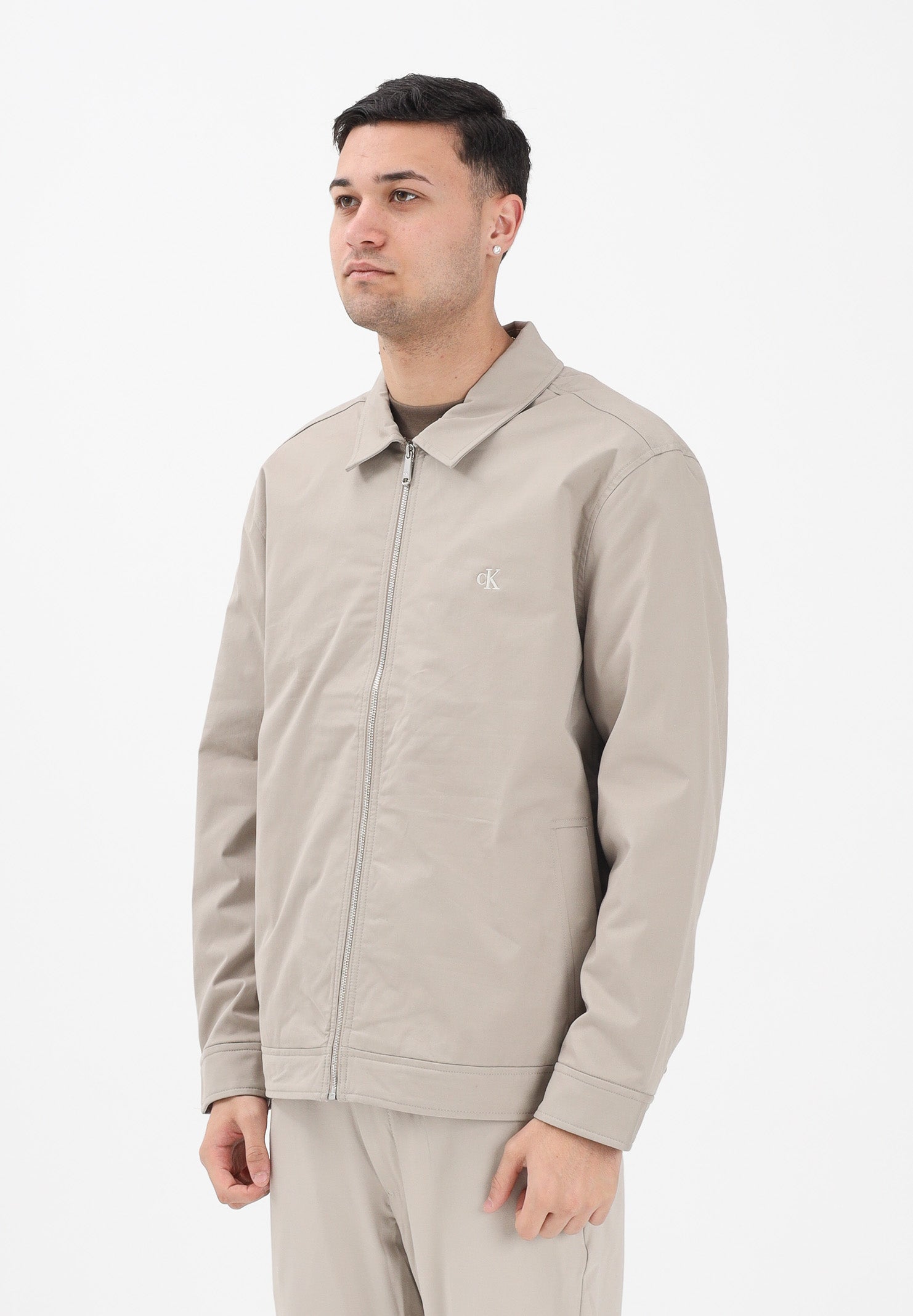 CALVIN KLEIN JEANS Giacca beige da uomo LV04RE405GRAK . CALVIN KLEIN JEANS 