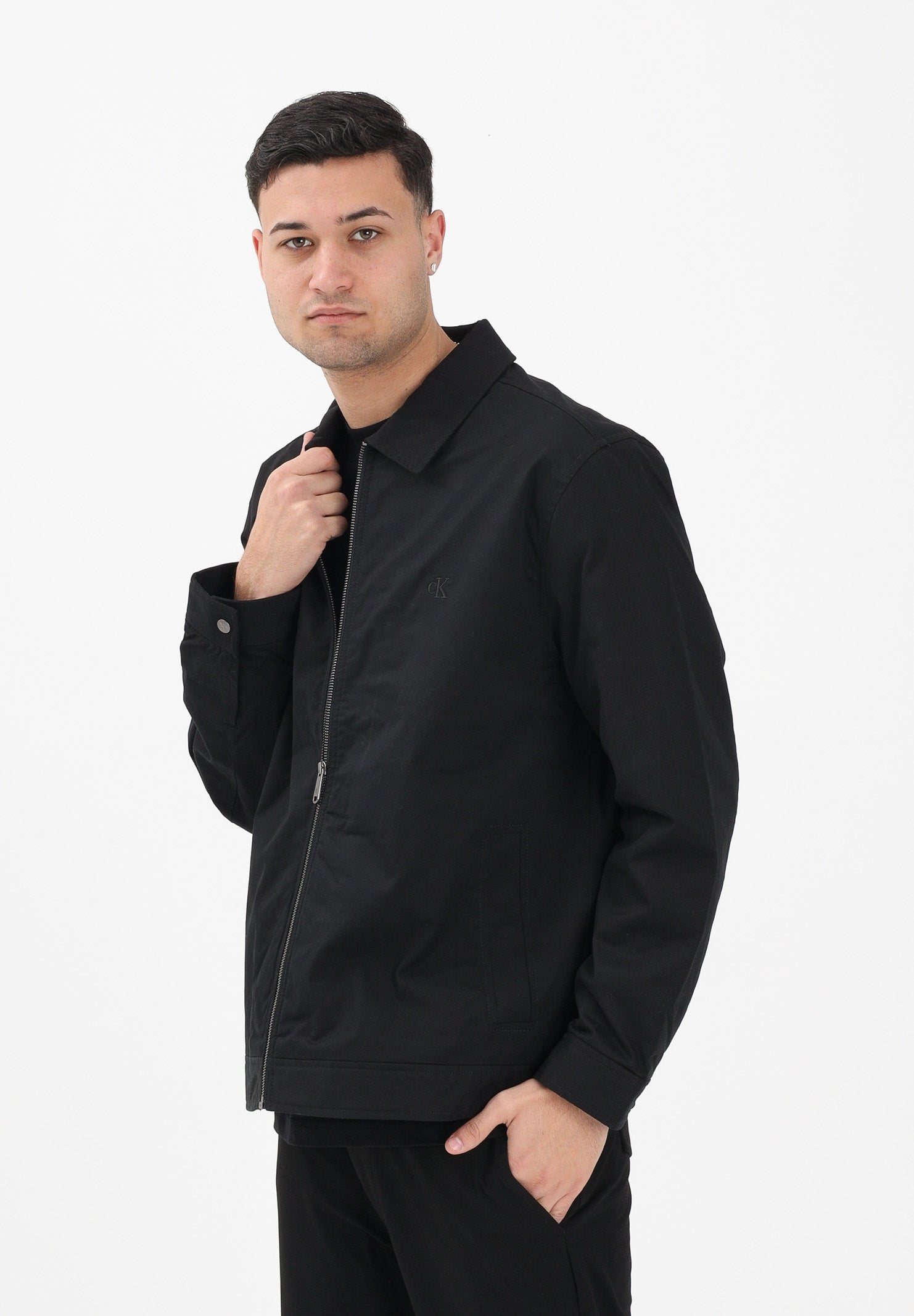 CALVIN KLEIN JEANS Giacca nera da uomo LV04RE405GUB1 . CALVIN KLEIN JEANS 