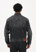 CALVIN KLEIN JEANS Giubbotto Classic in denim nero da uomo LV04RE765G2U4 . CALVIN KLEIN JEANS 