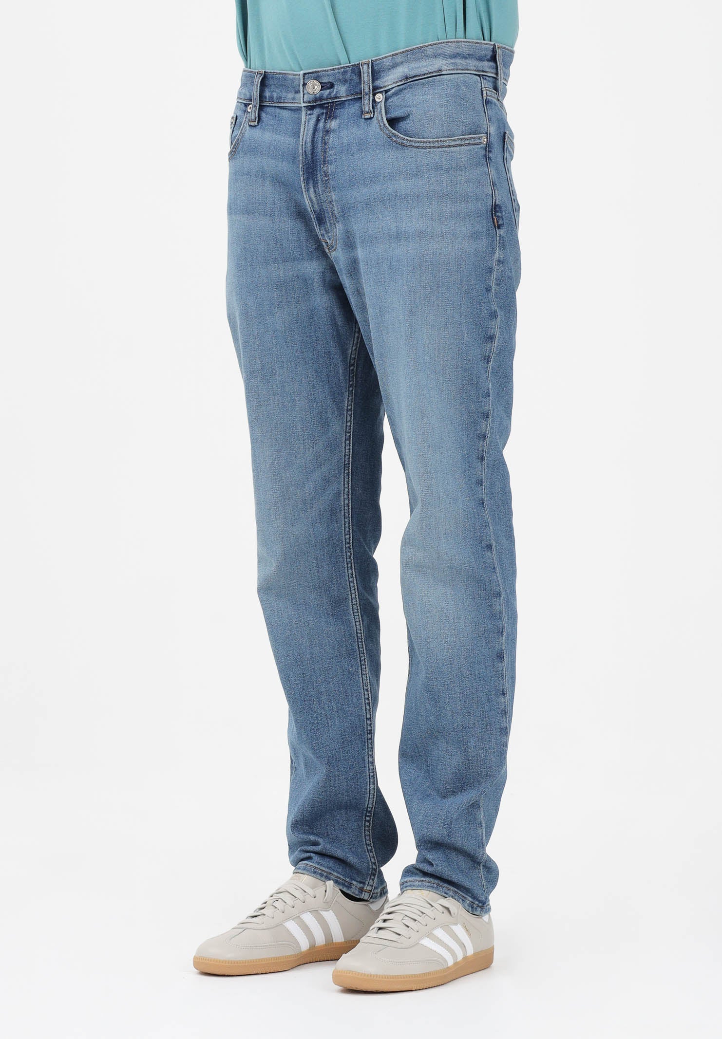 CALVIN KLEIN JEANS Jeans in denim medio da uomo LV04RE776G3MA . CALVIN KLEIN JEANS 