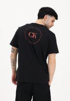 CALVIN KLEIN JEANS T-shirt a manica corta nera da uomo con stampa sul retro LV04RF801G UB1 CALVIN KLEIN JEANS 