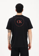 CALVIN KLEIN JEANS T-shirt a manica corta nera da uomo con stampa sul retro LV04RF801G UB1 CALVIN KLEIN JEANS 