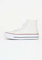 CONVERSE Sneakers Chuck Taylor All Star Lift Platform Celestial panna da donna A15538C . CONVERSE 